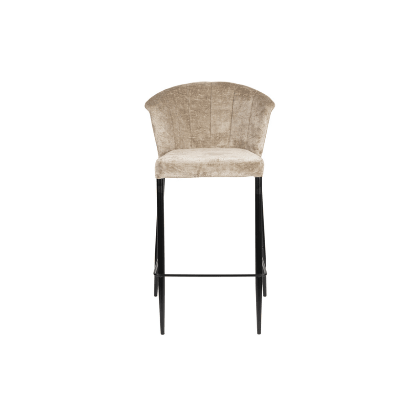 Georgia velvet bar stool