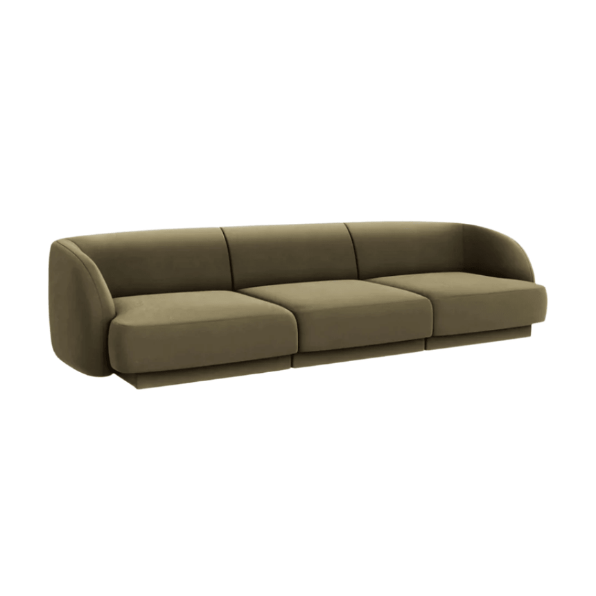 Miley 3 személyes bársony kanapé