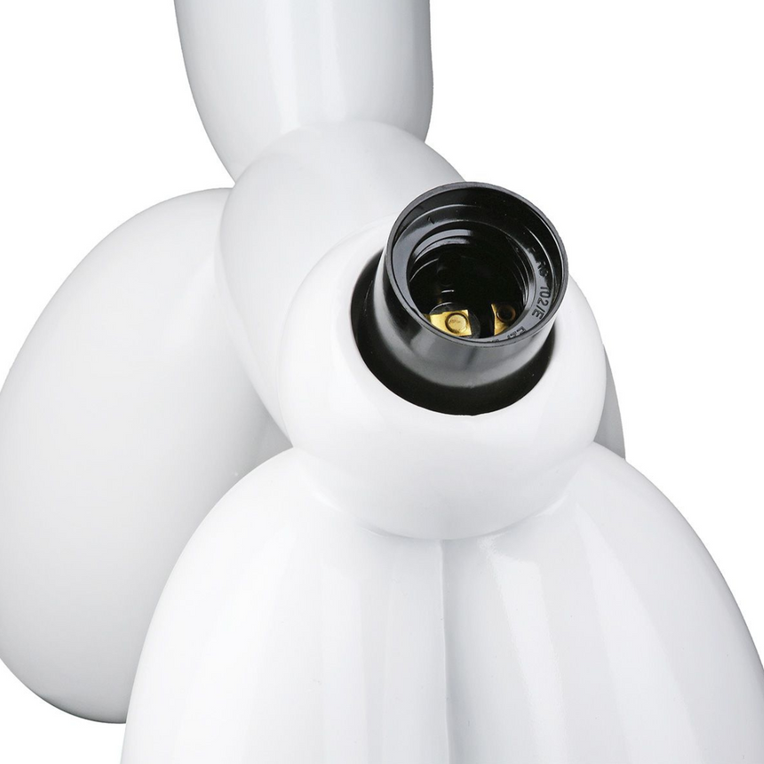 Dog műgyanta asztali lámpa