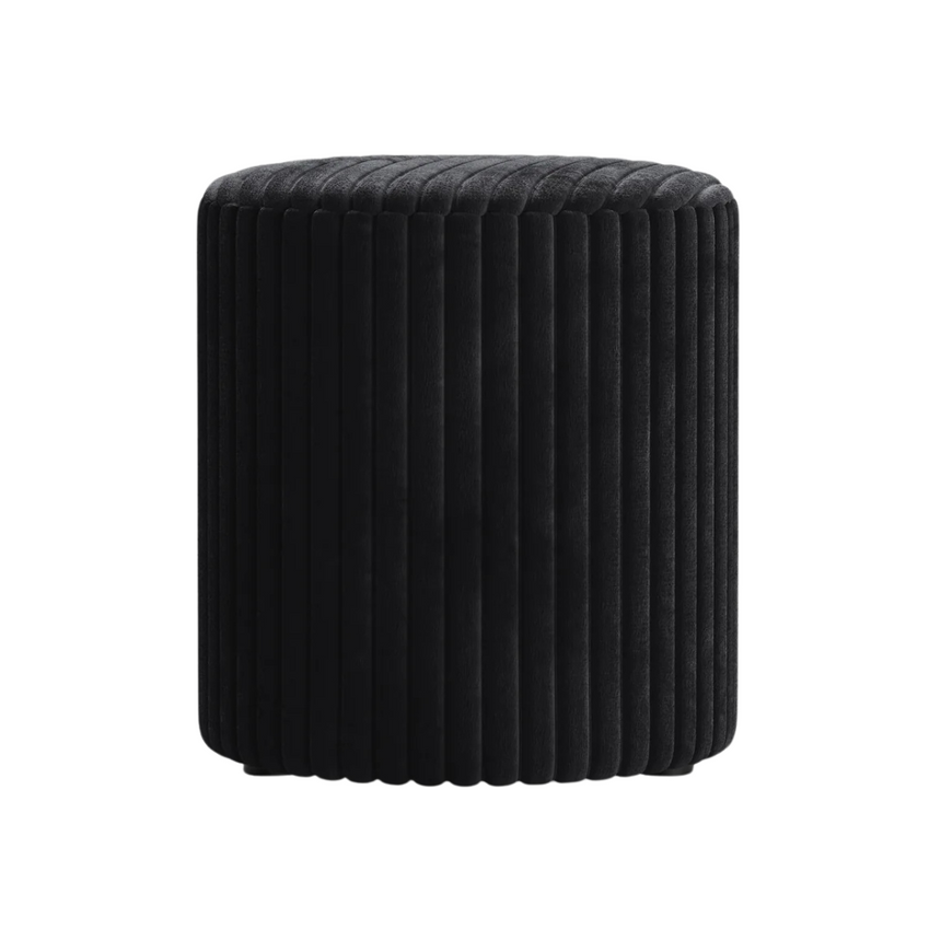 Dia kordbársony puff Ø40