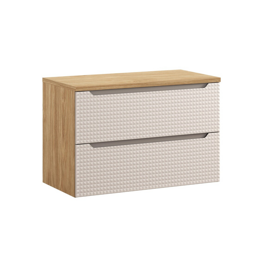 Baggy woven chenille pouf