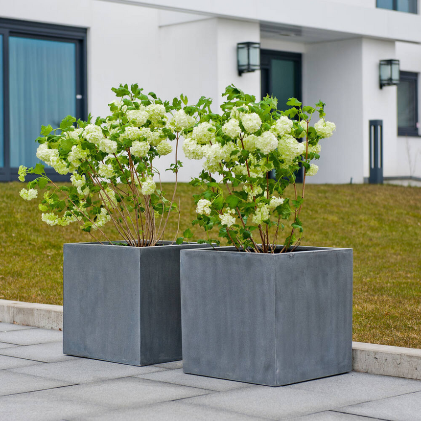 Block stone flower pot 60x60