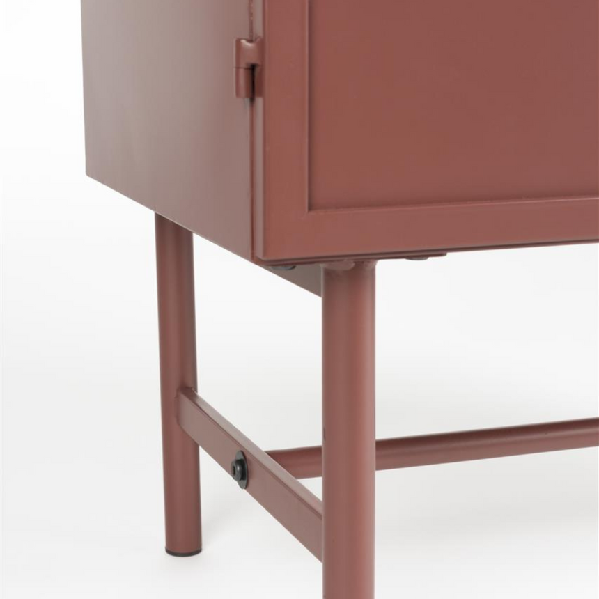 Faces wooden cabinet