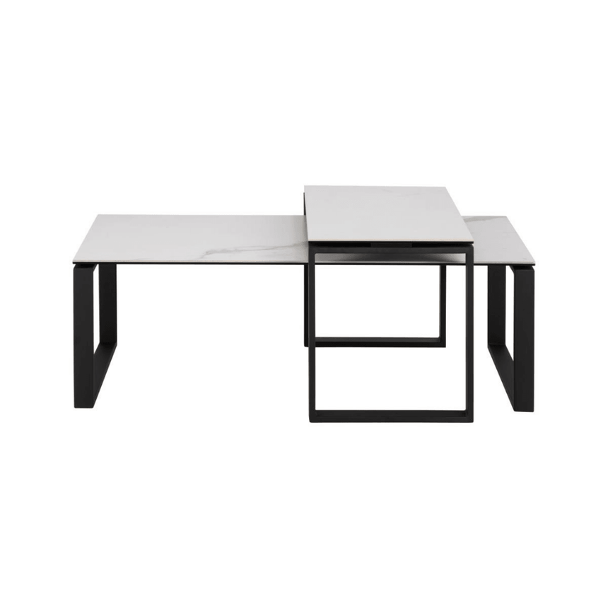 Katrine ceramic coffee table 115x69 set