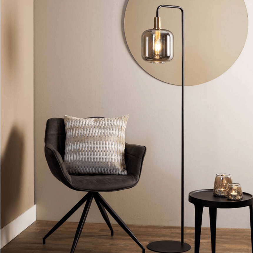 Lekar metal floor lamp
