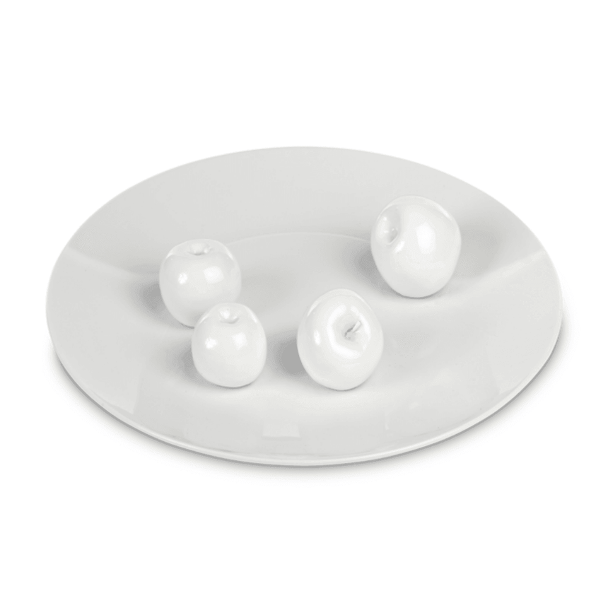 Apples porcelain bowl