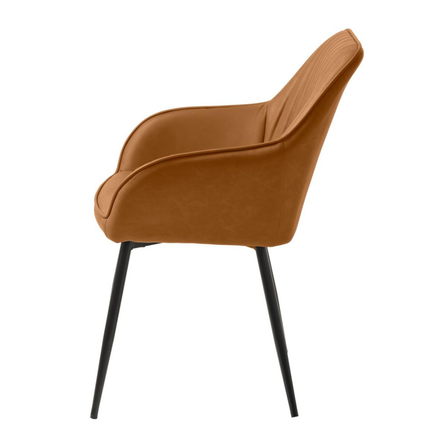 Nolan csíkos műbőr szék