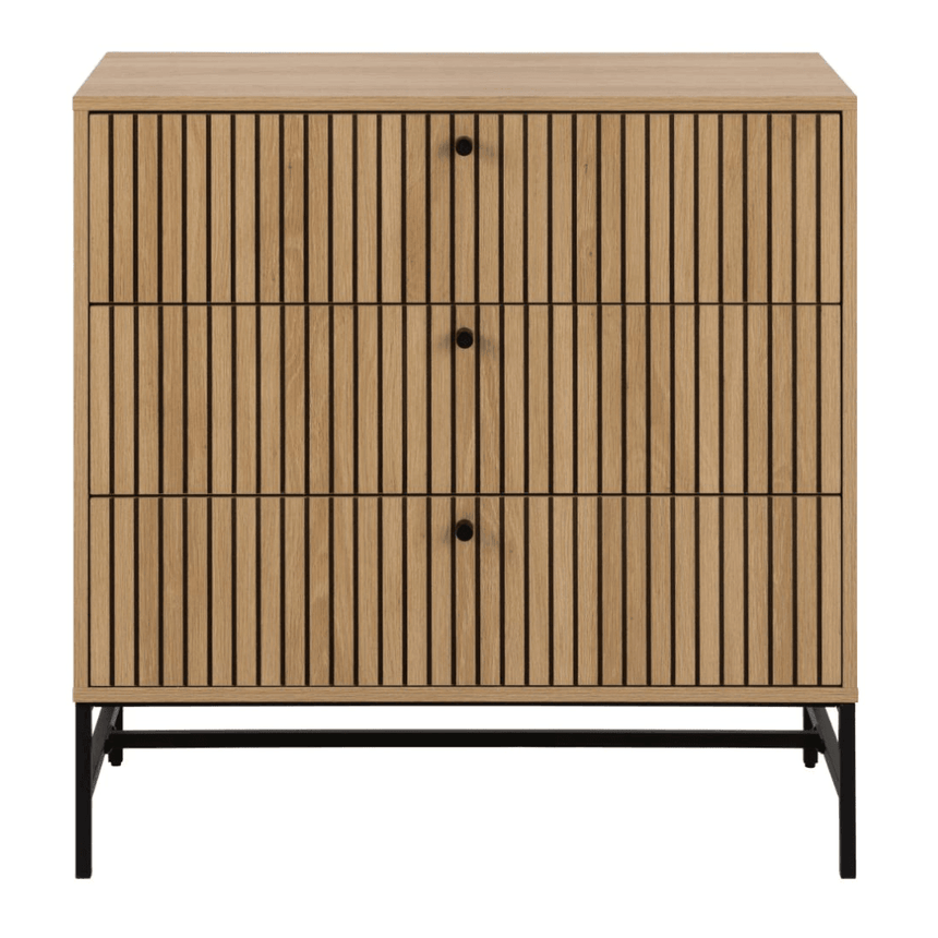 Albany wooden chest of drawers 81x80