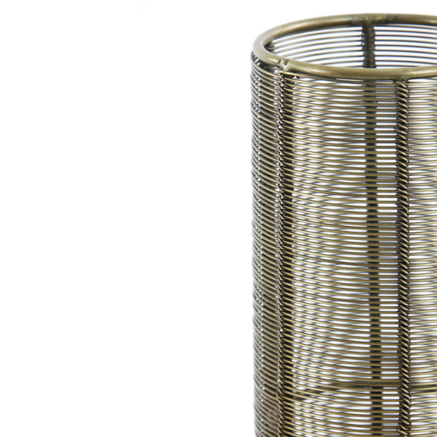 Lezuza fém asztali lámpa Ø11