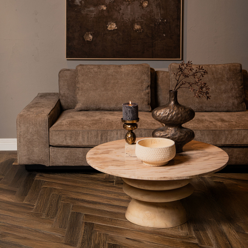 Noa wooden bedside table