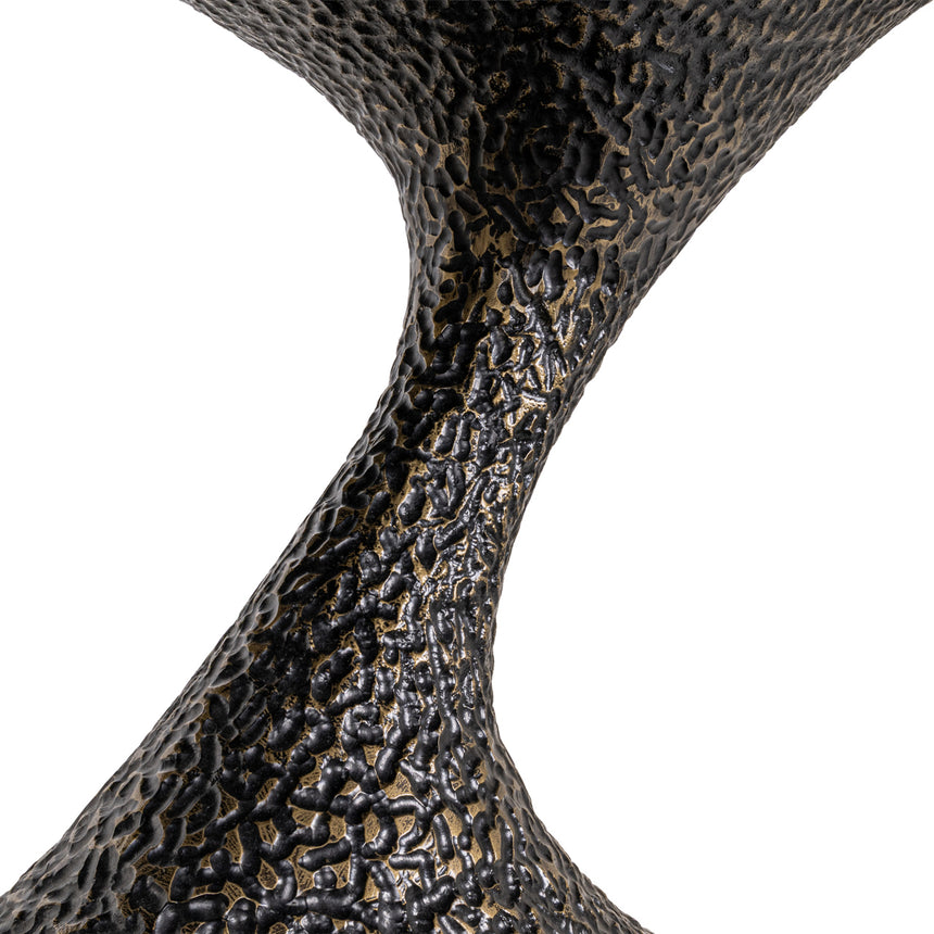 Russo ovális étkezőasztal – Travertin mészkő fedlappal és alumínium vázzal