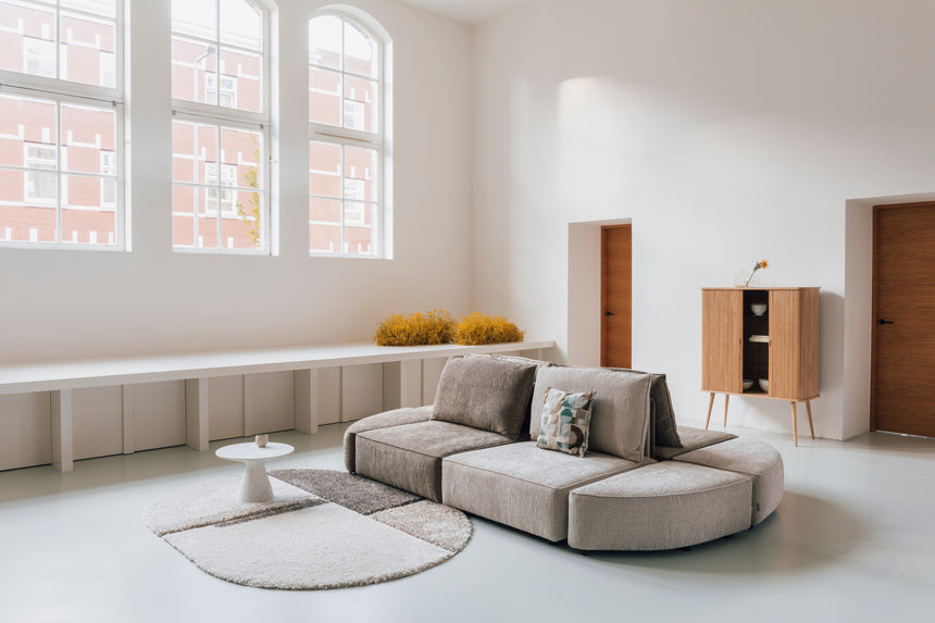 Barbier 2-door wooden cabinet