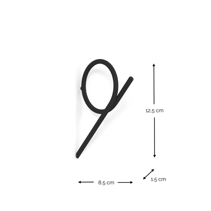 Tuba fém kicsi fali fogas