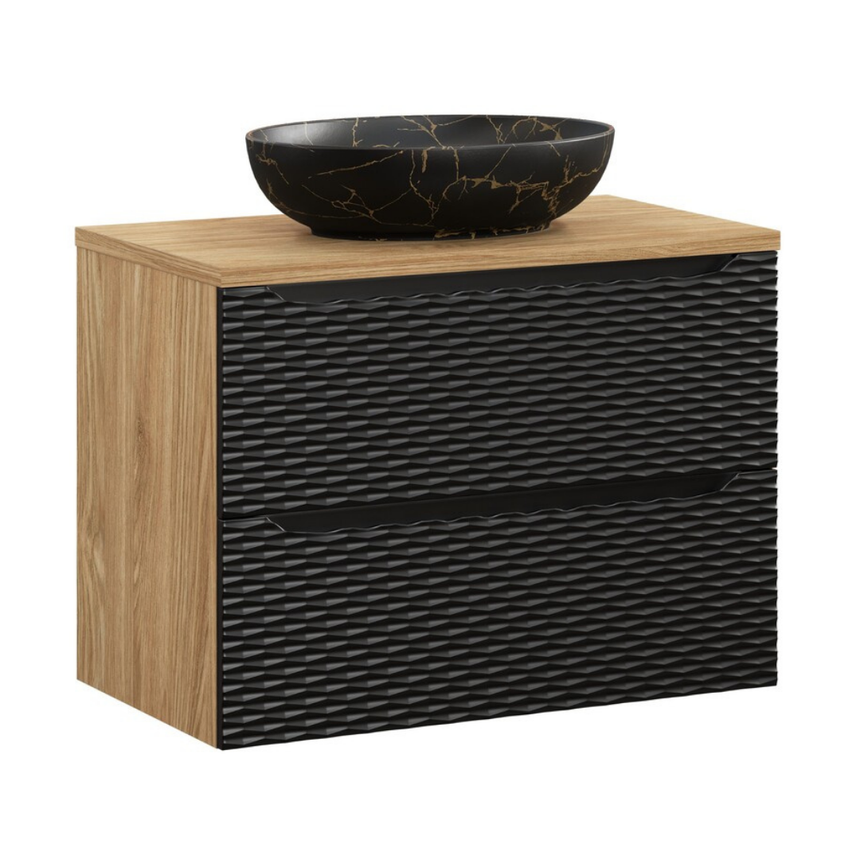 Baggy woven chenille pouf