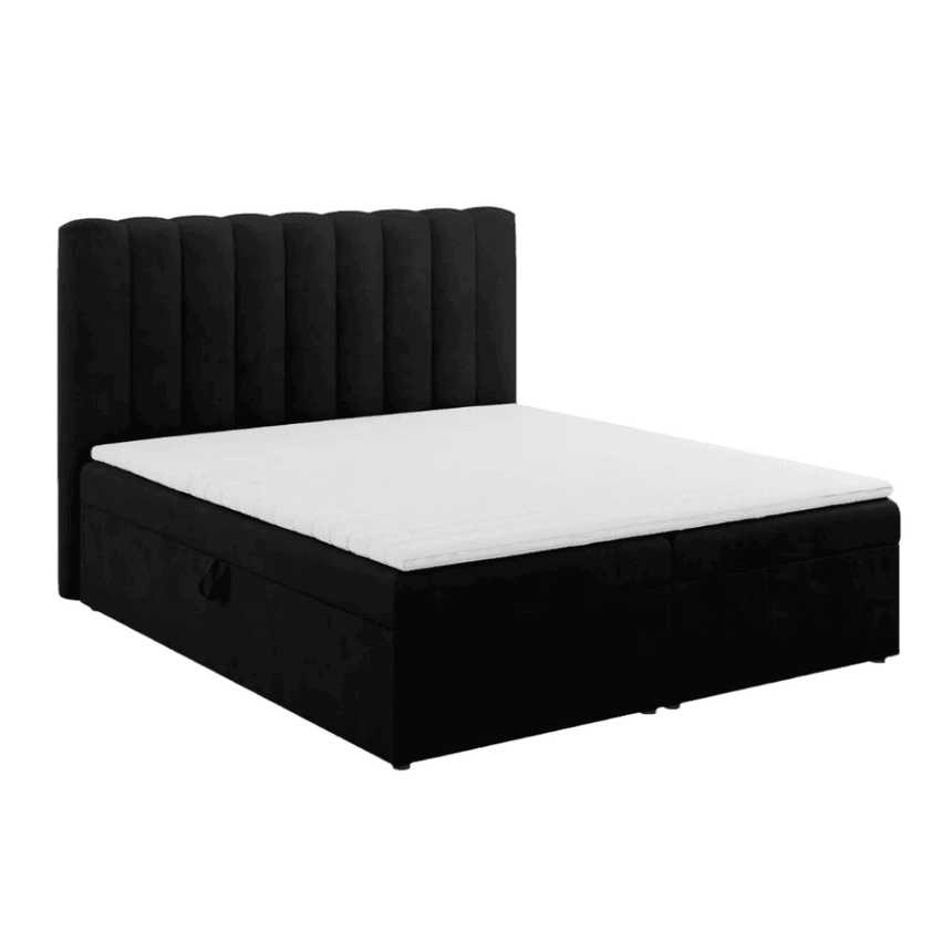 Kelp fabric double bed 160x200