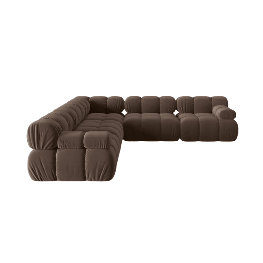Bellis velvet corner sofa