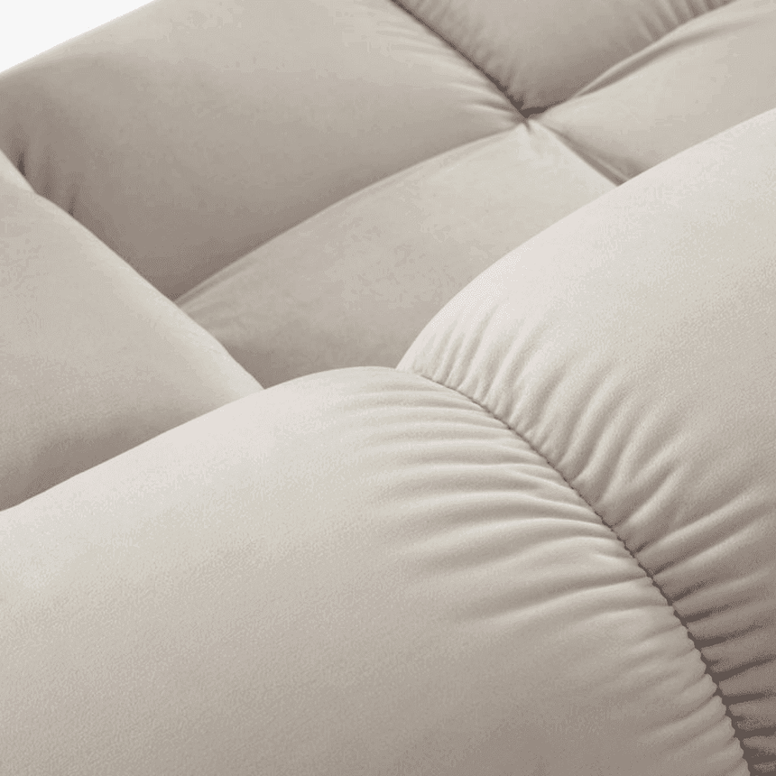 Bellis bársony sarokkanapé