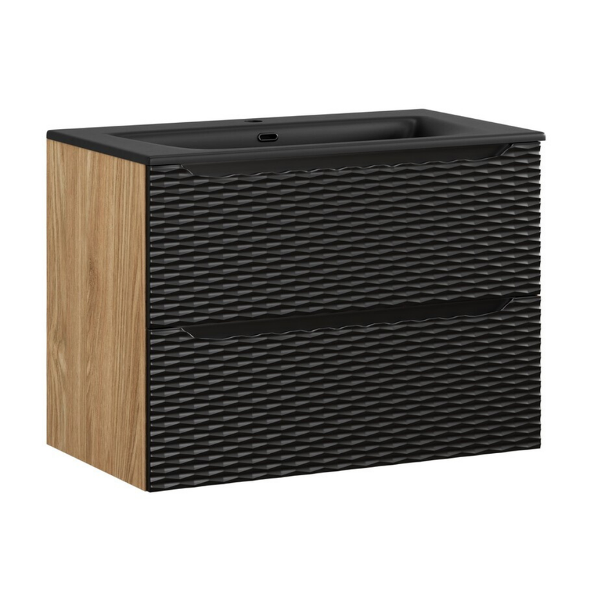 Baggy woven chenille pouf