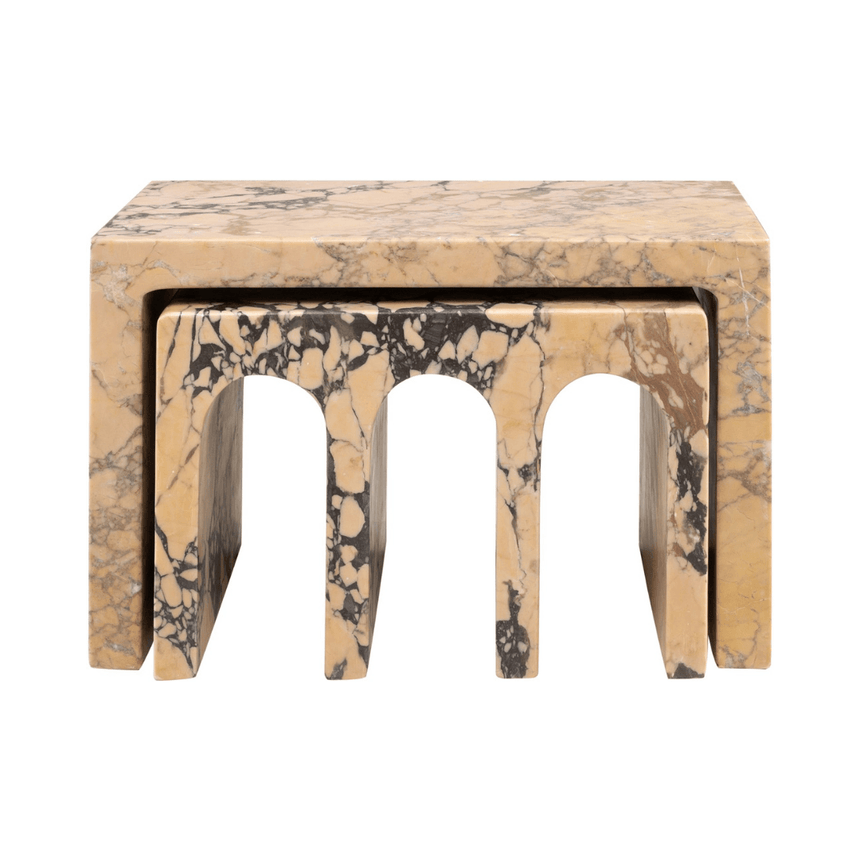 Segovia marble coffee table set