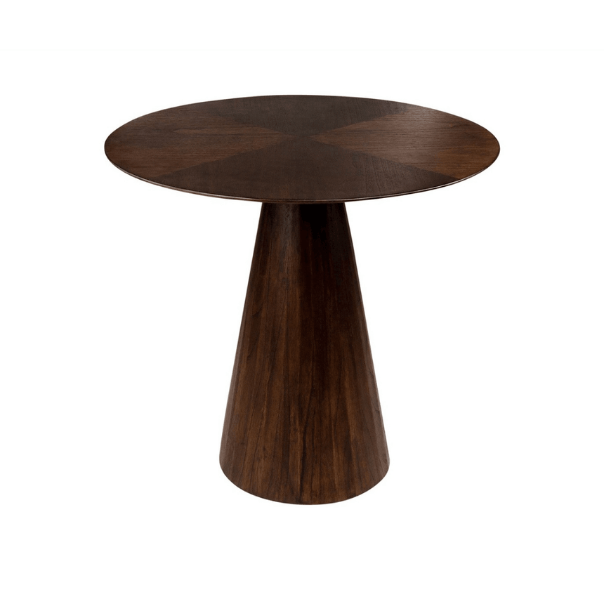 Congo wooden dining table Ø80