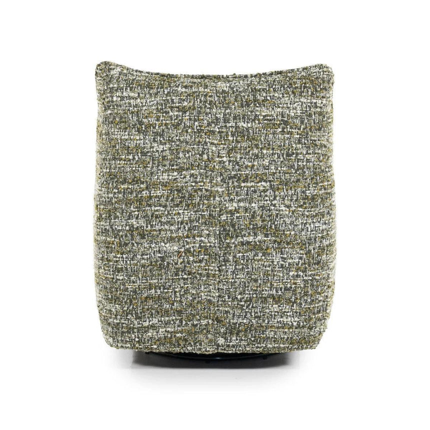 Loys fabric swivel armchair