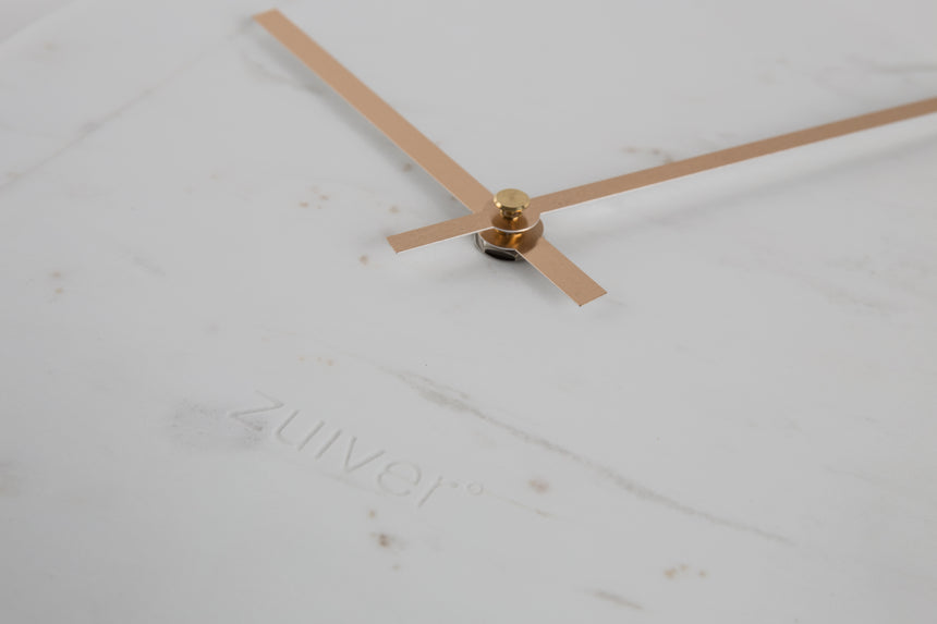 Marble time marble wall clock