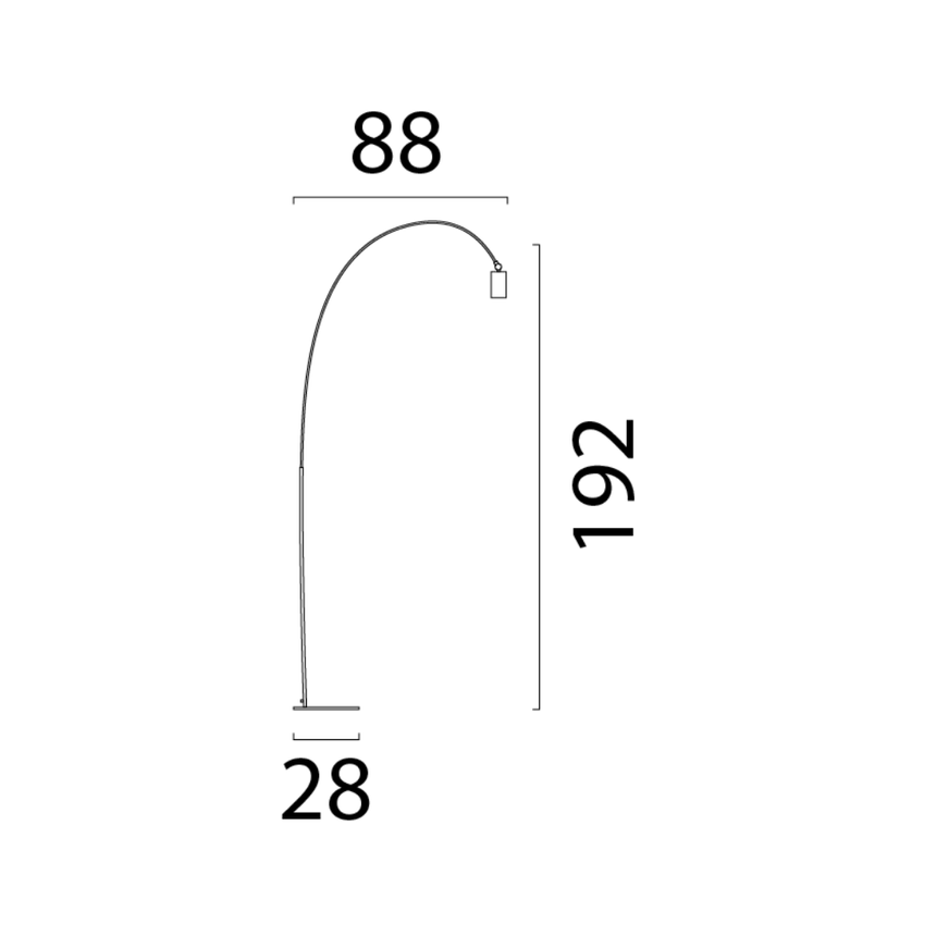 Bounce fém állólámpa 192