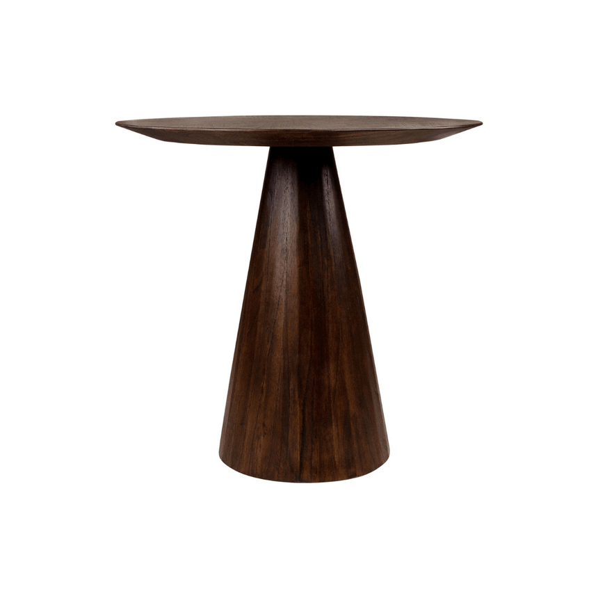 Congo wooden dining table Ø80