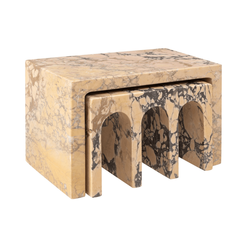 Segovia marble coffee table set