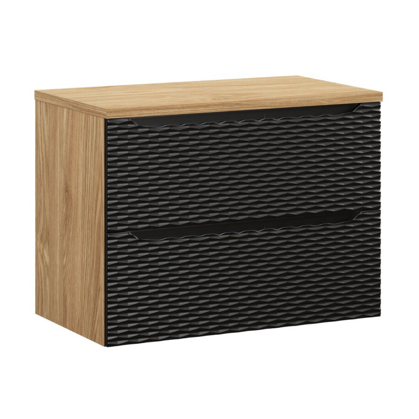 Baggy woven chenille pouf