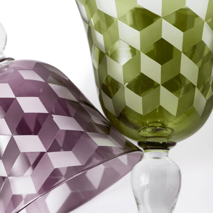 Blocks üveg borospohár szettben