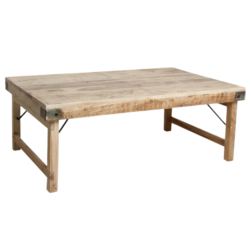 Limewash fa összecsukható dohányzóasztal