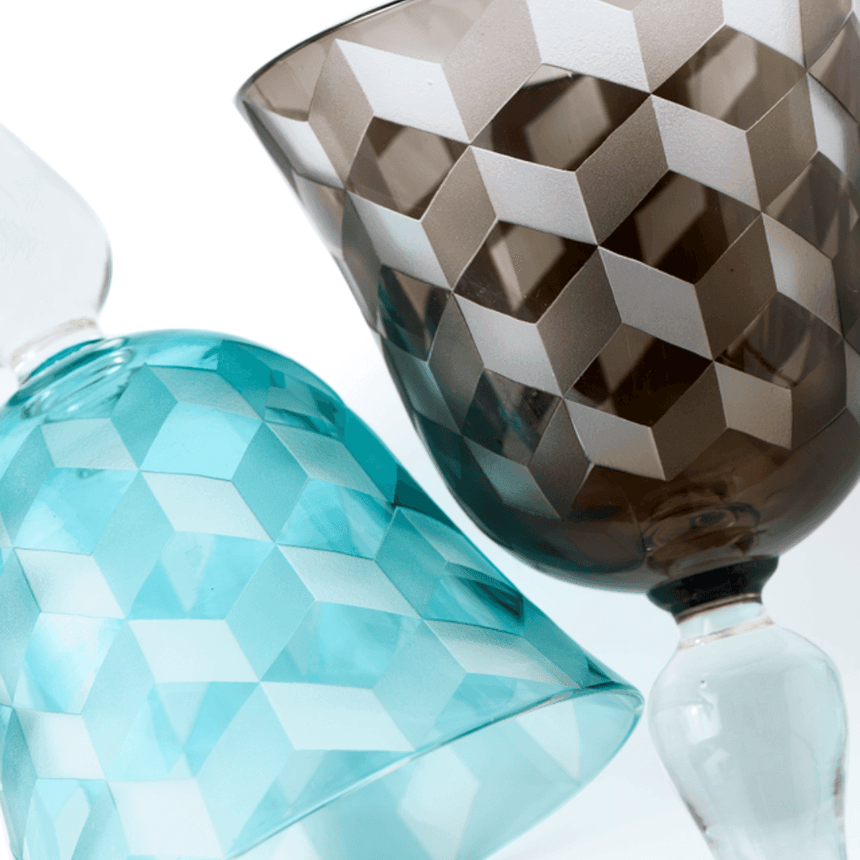 Blocks üveg borospohár szettben