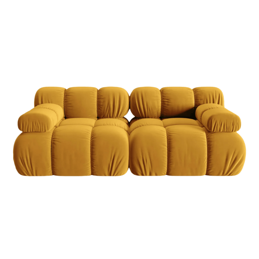 Bellis 2-seater velvet sofa