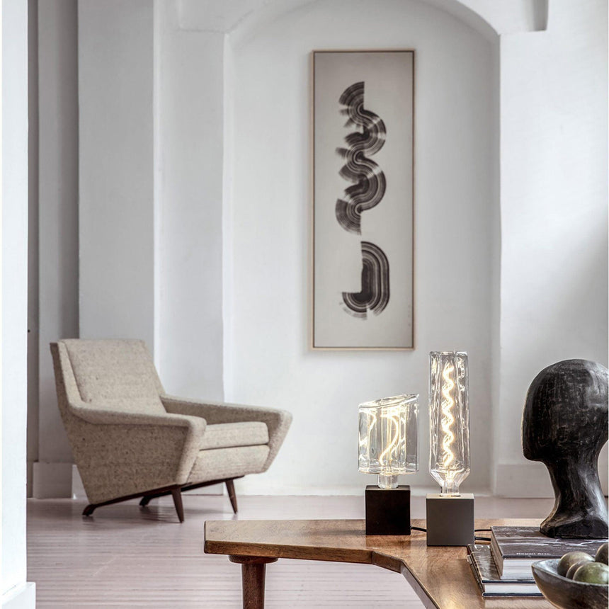 Tafelarmatuur asztali lámpa fém váz, E27-6