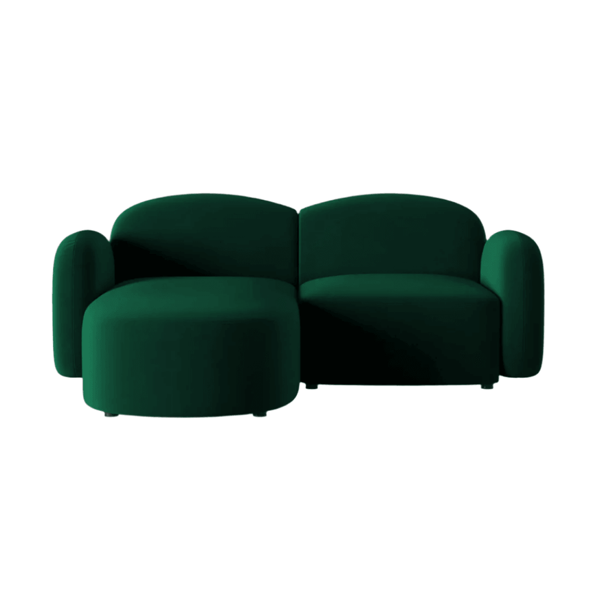 Blair balos bársony sarokkanapé 194x167