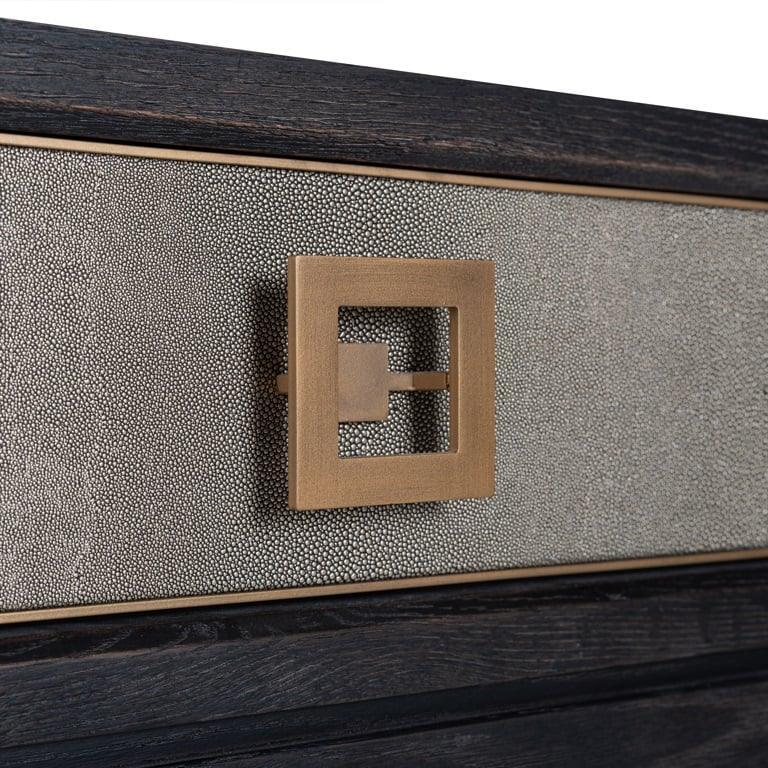 Bloomville textilbőr konzolasztal - Dutch Home