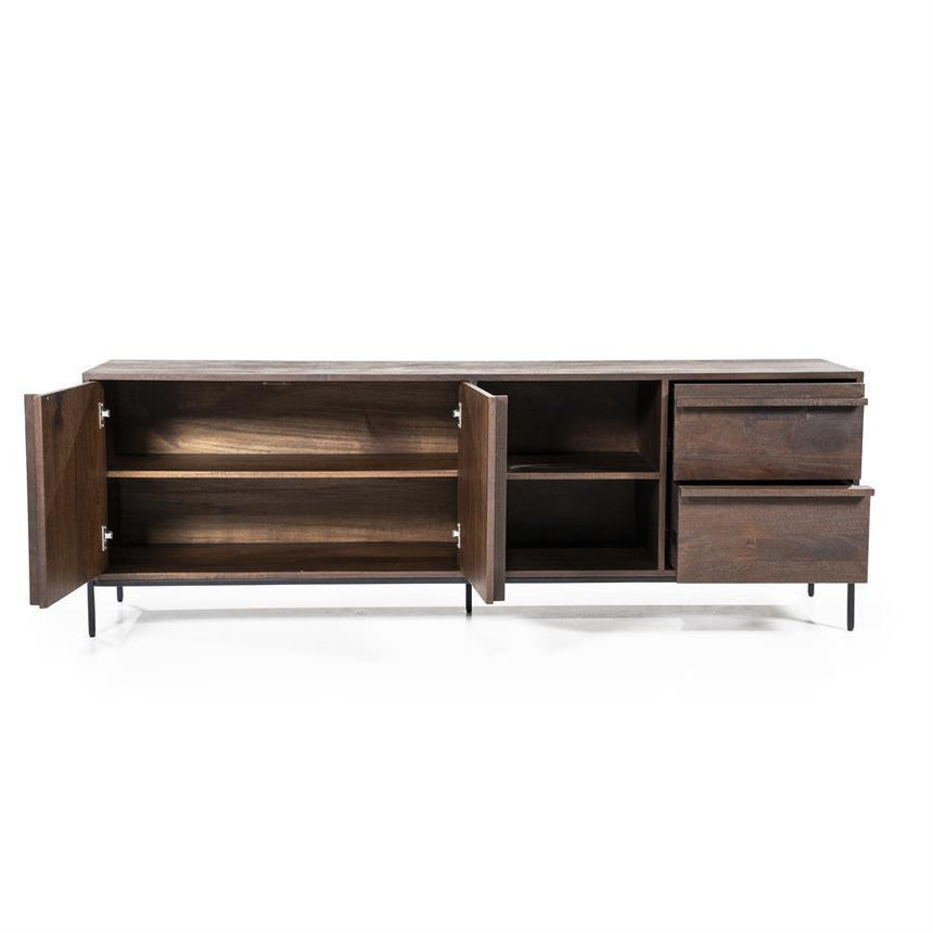 Jimmy 2 ajtós fa TV állvány-2