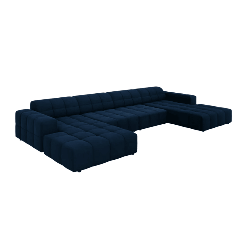 Jennifer U-shaped velvet sofa