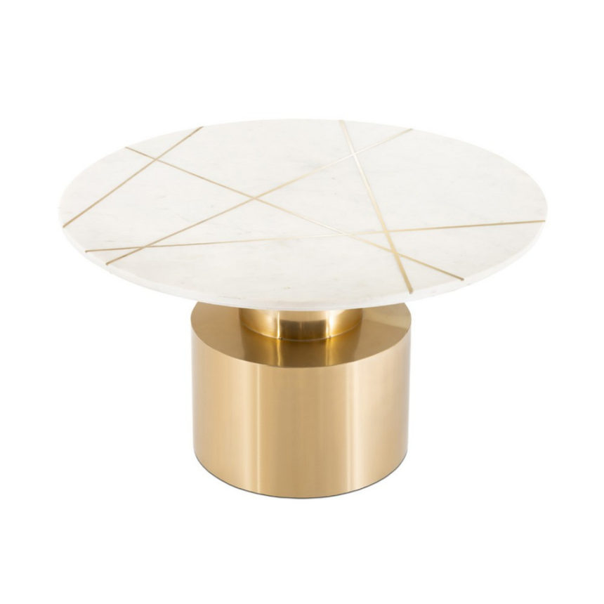 Dike márvány dohányzóasztal