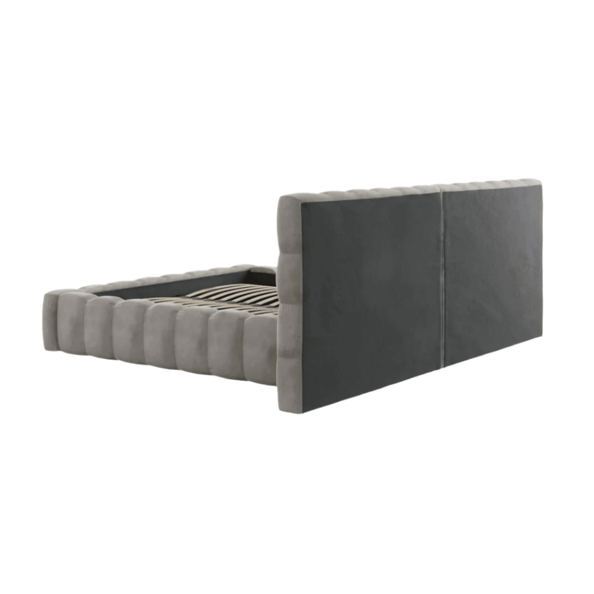 Mamaia wide velvet bed frame 160x200
