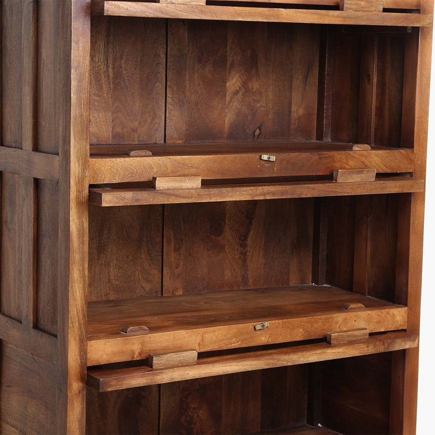 Library wooden cabinet 90x125