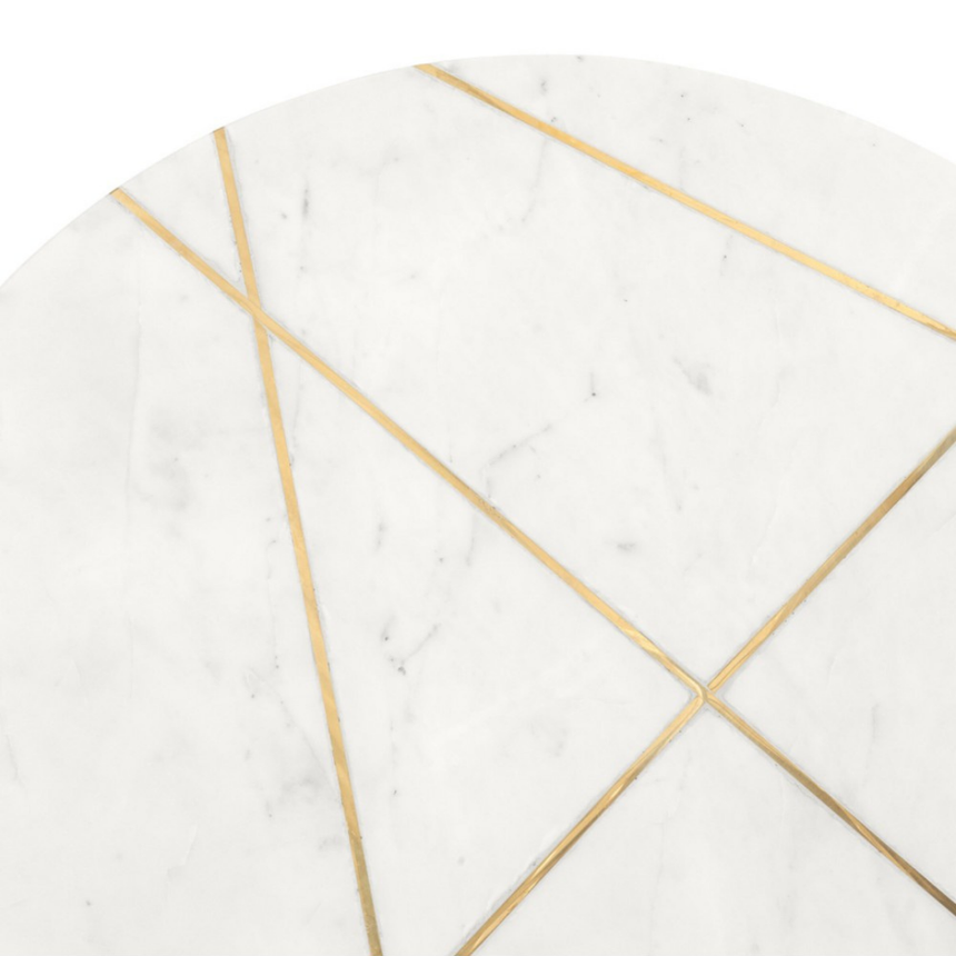 Dike márvány dohányzóasztal