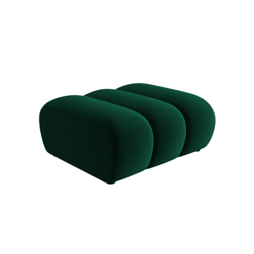 Lupine velvet pouf