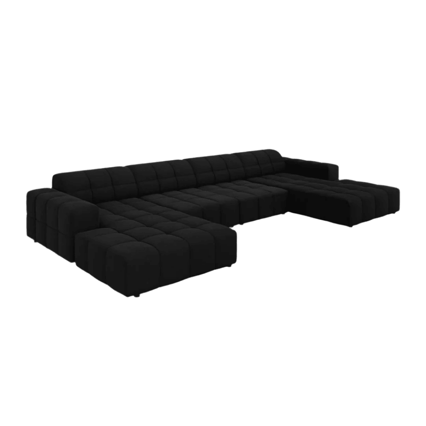 Jennifer U-shaped velvet sofa