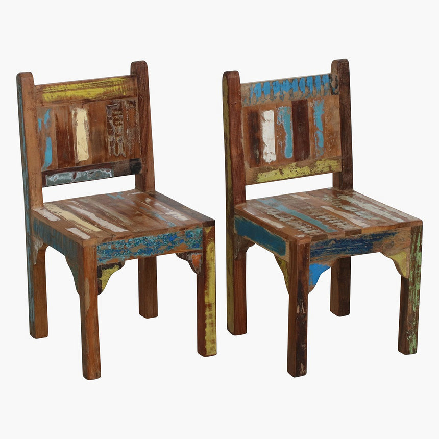 Scrapwood wooden children's chair