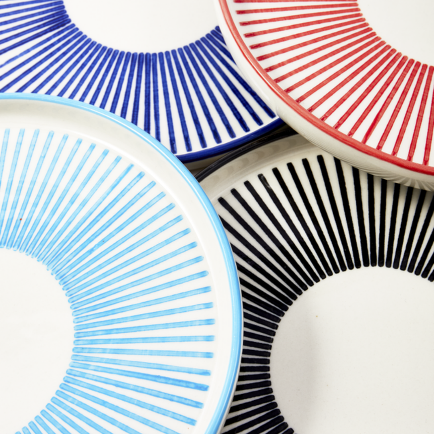 Marine porcelán tányér szettben