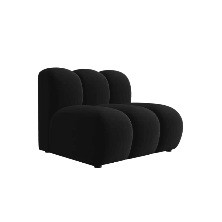 Lupine velvet armchair