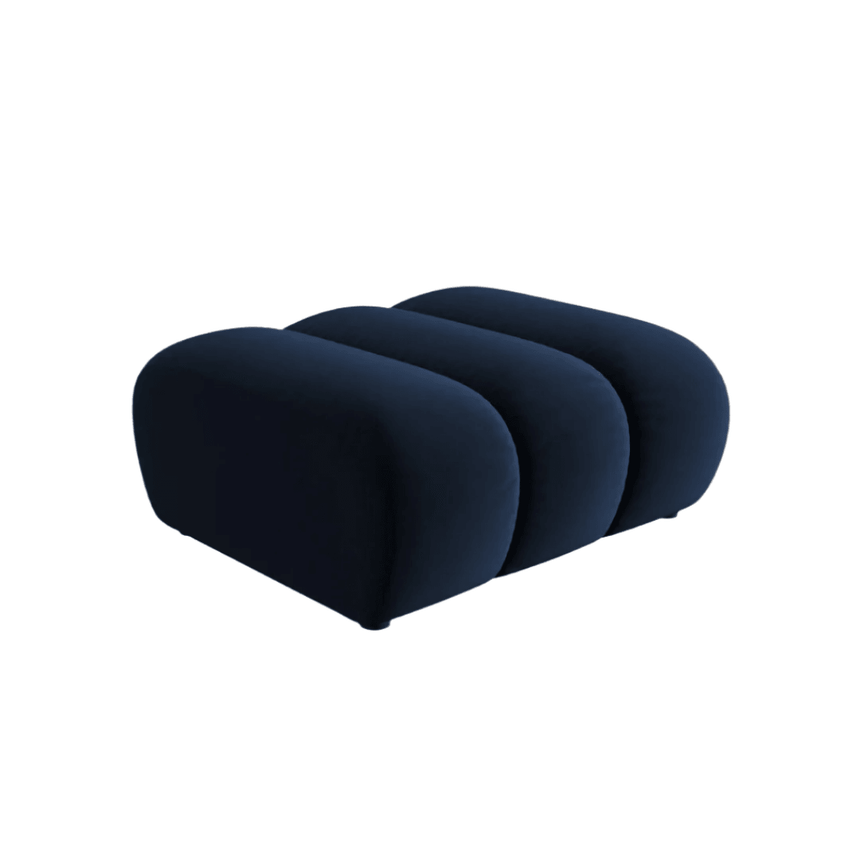 Lupine velvet pouf