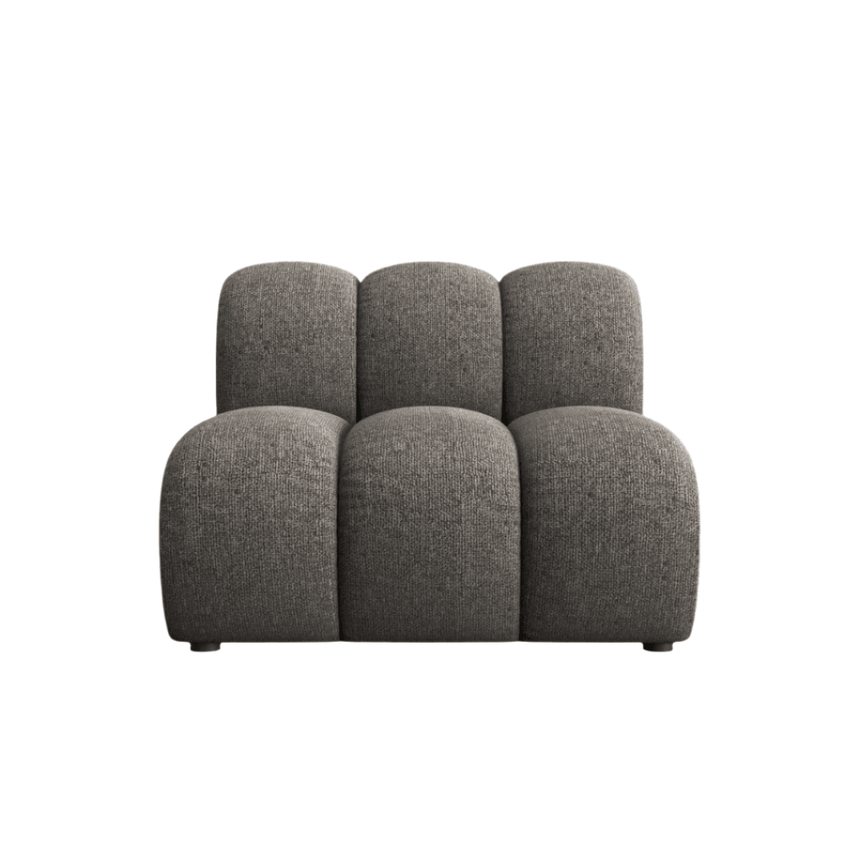 Lupine chenille armchair